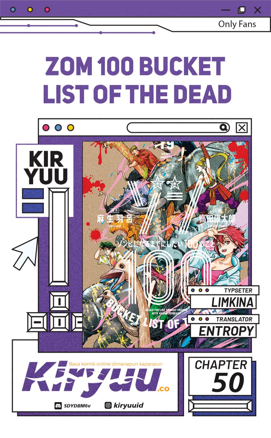 Zombie 100 ~Zombie ni Naru Made ni Shitai 100 no Koto~ chapter 50